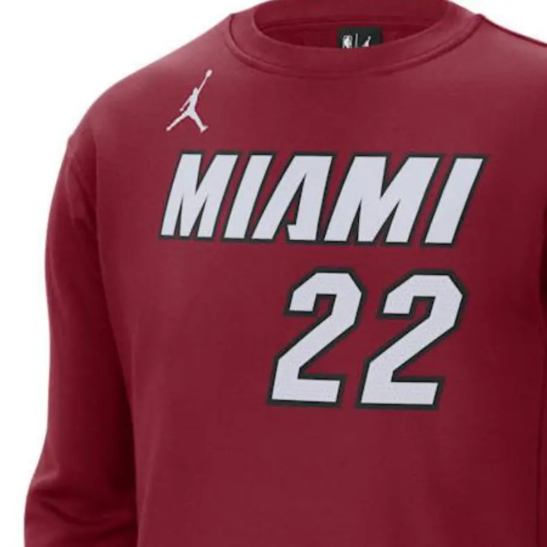 Jordan Толстовка NBA Miami мужская красная — фото 3