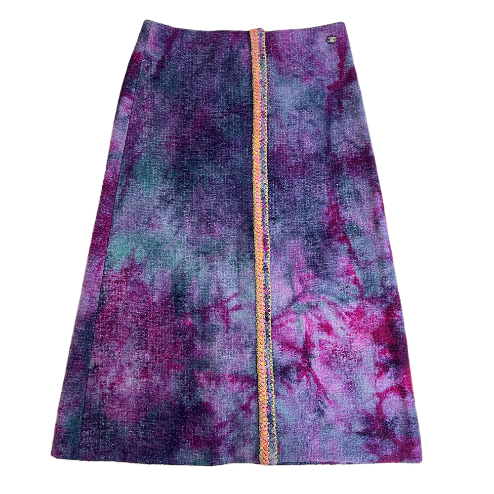 CHANEL Женская повседневная длинная юбка purple — фото 3