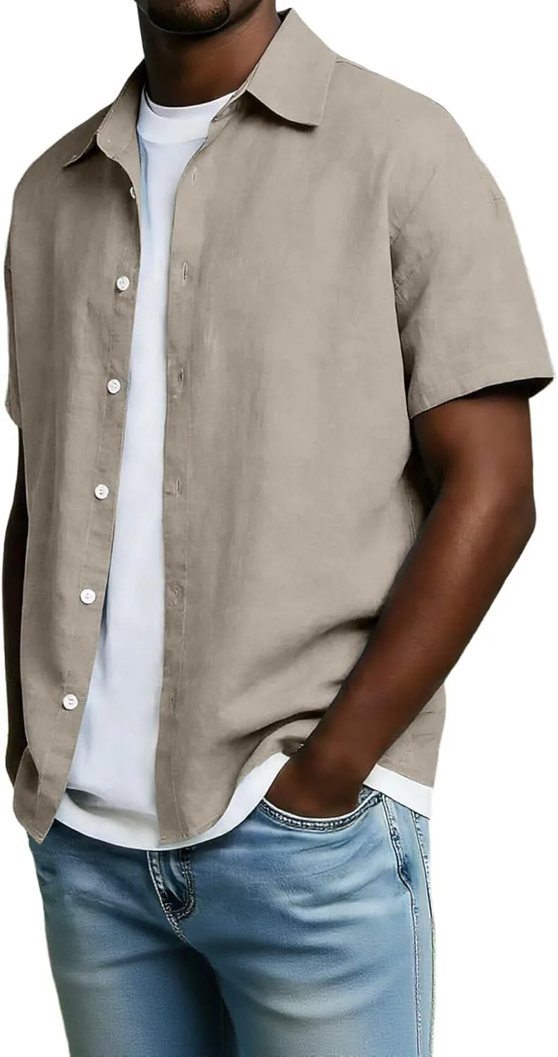 

Мужская рубашка с коротким рукавом Casual