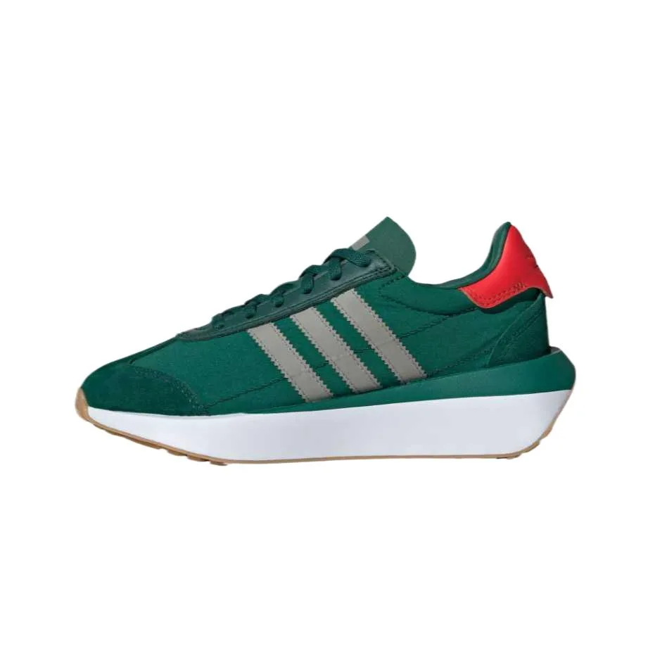Детские тренировочные кроссовки COUNTRY XLG Adidas Originals, Forest Green/Pebble Dusty Green/Light Red