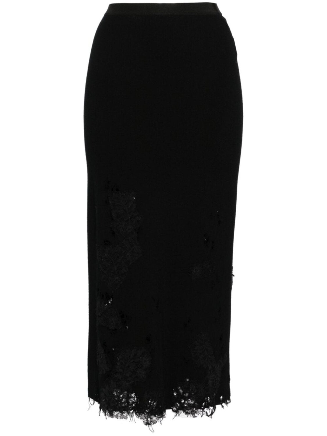 

JNBY трикотажная юбка со шнуровкой, черный