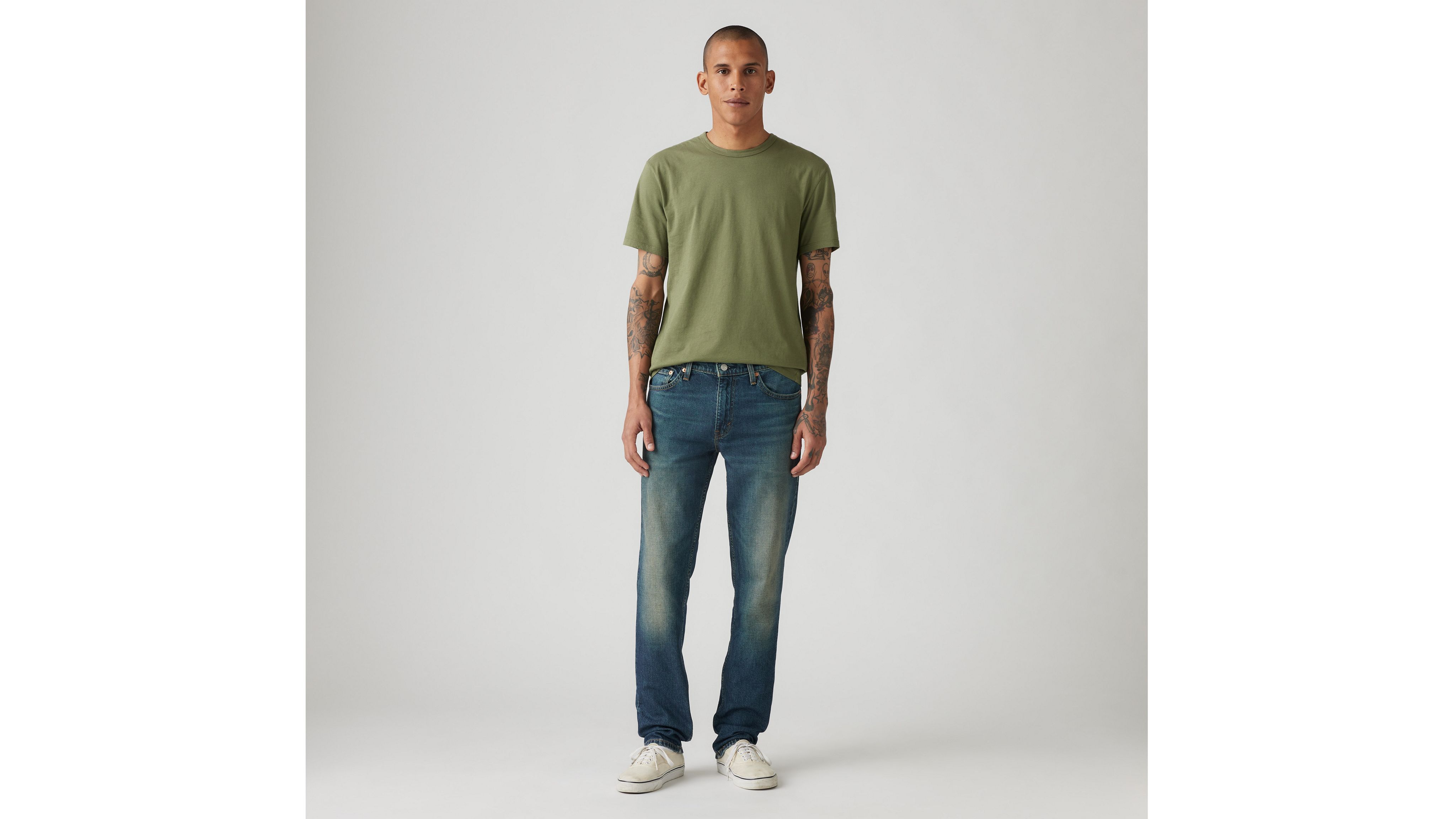 Узкие мужские джинсы 511 Levi's, Hard Edge - Dark Wash — фото 2