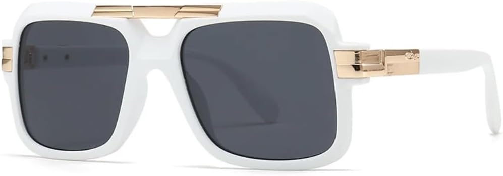 

Солнцезащитные очки с защитой UV400 | Большая оправа, двойная перемычка, градиентный цвет | для женщин и мужчин, для занятий спортом на открытом воздухе и вождения DSVIGF, Gray