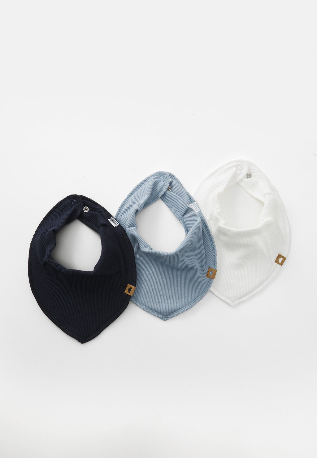 

Шарф NBMYASIMKILLO SCARF BIB UNISEX 3 PACK Name it, слоновая кость