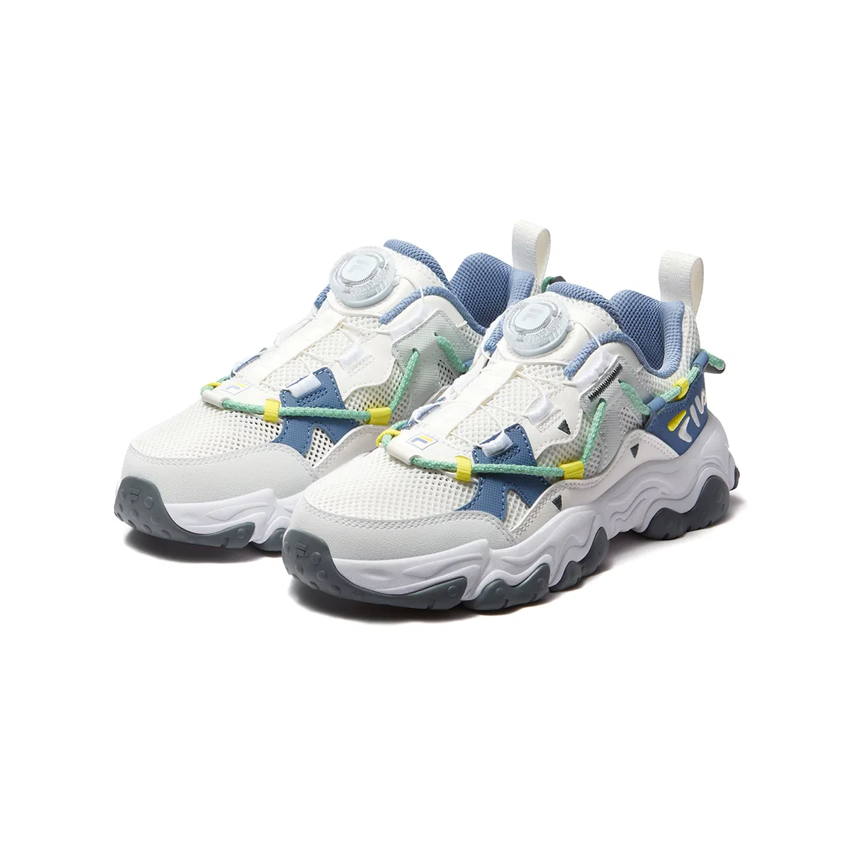 Кроссовки для бега FILA KIDS Heritage FHT Snow/Timeless Blue — фото 4