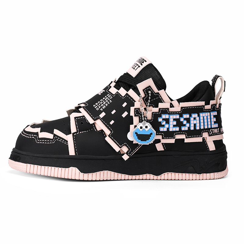 

Кроссовки SESAME STREET Skateboarding Shoes Unisex Low-top, белый/голубой