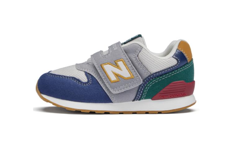 

New Balance 996 Дышащие Амортизирующие Низкие Кроссовки для Малышей Серый Голубой