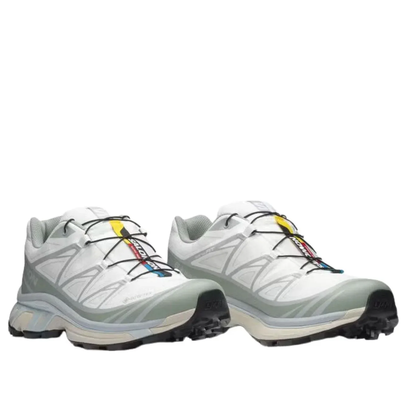 Кроссовки SALOMON XT-6 Gore-tex 'White Green Milieu' — фото 2