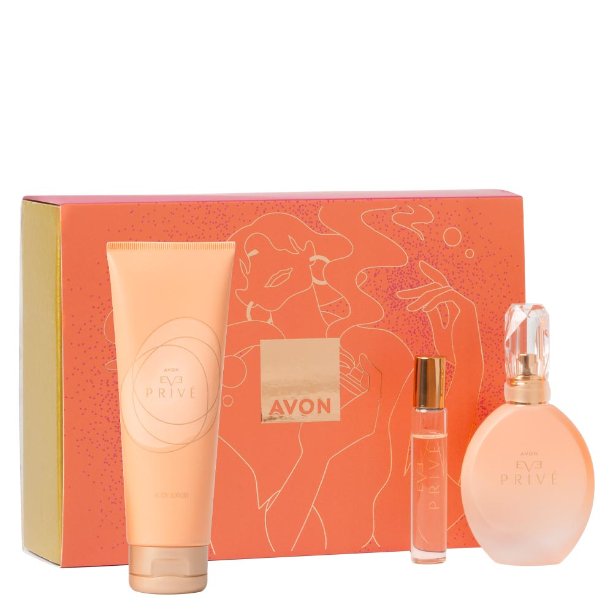 

ПОДАРОЧНЫЙ НАБОР ИЗ 3 КОСМЕТИЧЕСКИХ СРЕДСТВ AVON EVE PRIVE