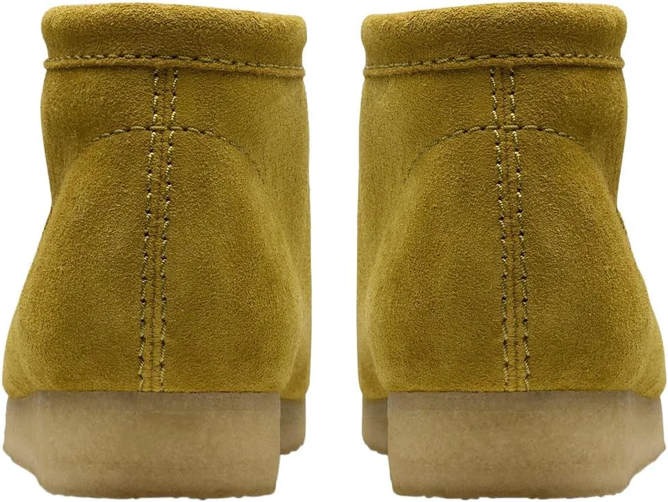 Мужские ботинки Clarks Originals Wallabeecup Bt, оливковый — фото 4