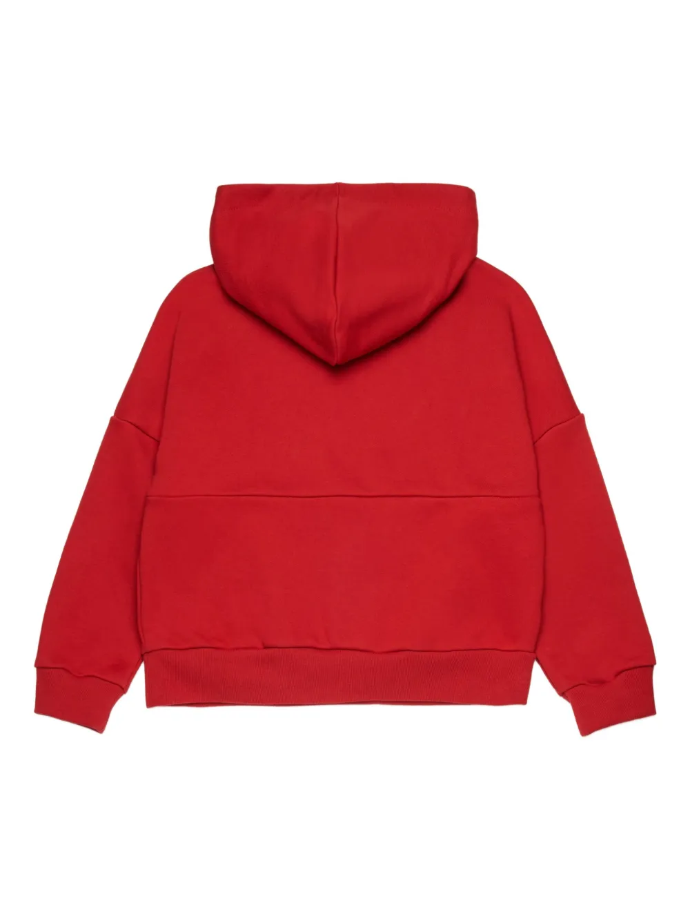 Худи на молнии с логотипом Marni Kids, красный — фото 2