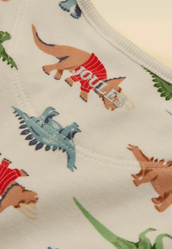 Комбинезон для сна razamataz стандартного кроя Joules, Cream Dino — фото 4