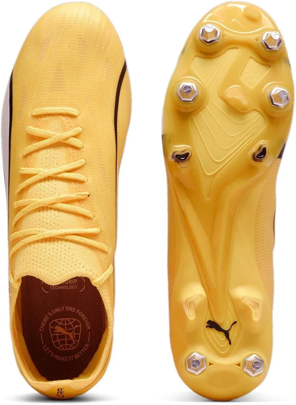 Футбольные бутсы PUMA Unisex Ultra Ultimate Mxsg, 2-Yellow Black Yellow Blaze Puma White Puma Black — фото 4