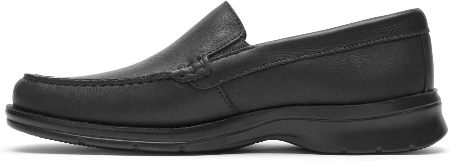 Мужские венецианские туфли Rockport Palmer, Black Tumbled — фото 4