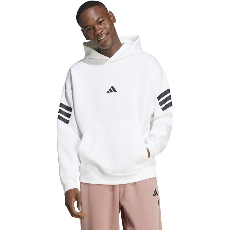Толстовка Future Icons с тремя полосками Adidas, белый — фото 2