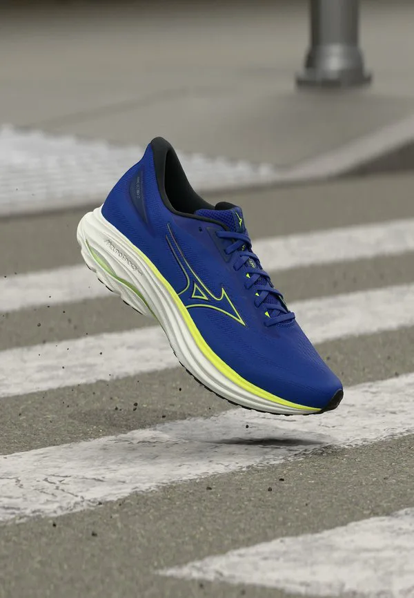 Кроссовки для бега по шоссе wave ultima 17 Mizuno, Surf The Web/Lightning Yellow/Salute