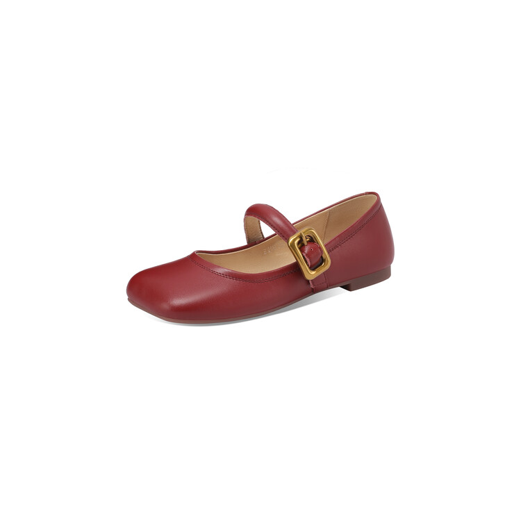 

Туфли Мэри Джейн женские Quicheshoes, цвет Burgundy