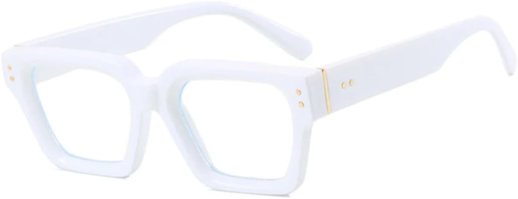 

Солнцезащитные очки с защитой UV400 | Большая оправа, линзы конфетных цветов | Для женщин и мужчин, для занятий спортом на открытом воздухе и вождения DSVIGF, White Clear