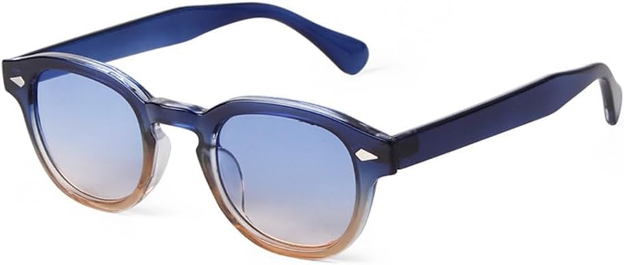 

Винтажные солнцезащитные очки для женщин с желтыми линзами, модный декор, заклепки, круглая оправа черепахового цвета, мужские солнцезащитные очки UV400, C21 TYUVIVO, C21