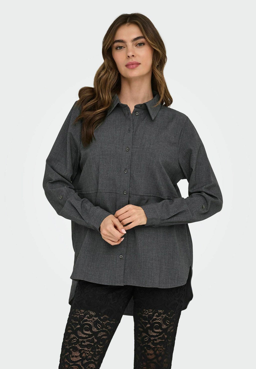 

Блузка на пуговицах WILLY JDY, цвет Dark Grey Melange
