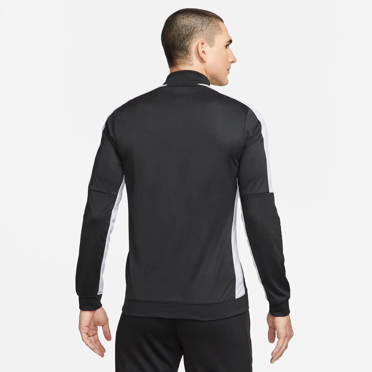 Мужская вязаная футбольная куртка Nike M Nk Df Acd23 Trk Jkt K, черно-белый — фото 3