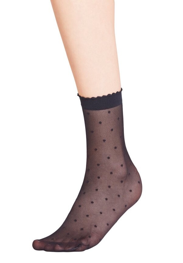 

Носки Dot 15 Denier Transparent matt FALKE, синий
