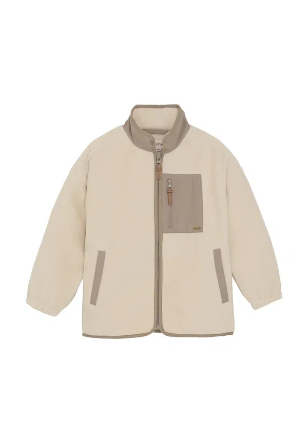 Куртка Mijacket brushed fleece jacket Minymo, цвет серый