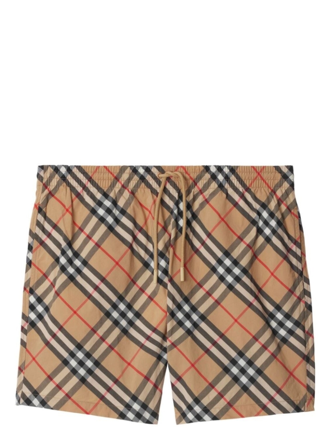 

Burberry плавки-шорты в клетку Burberry Check, нейтральный цвет