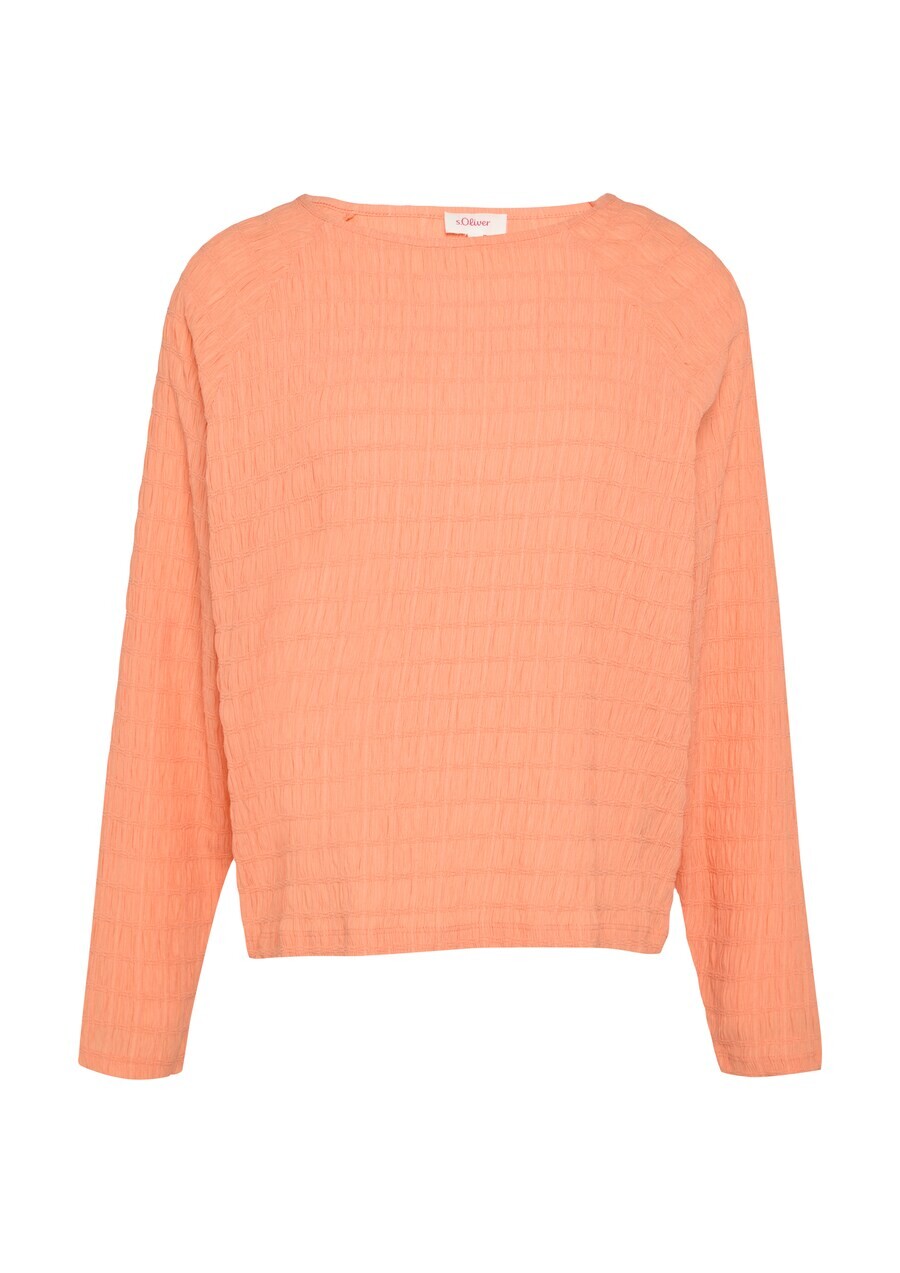 

Лонгслив s.Oliver Shirt, цвет light orange