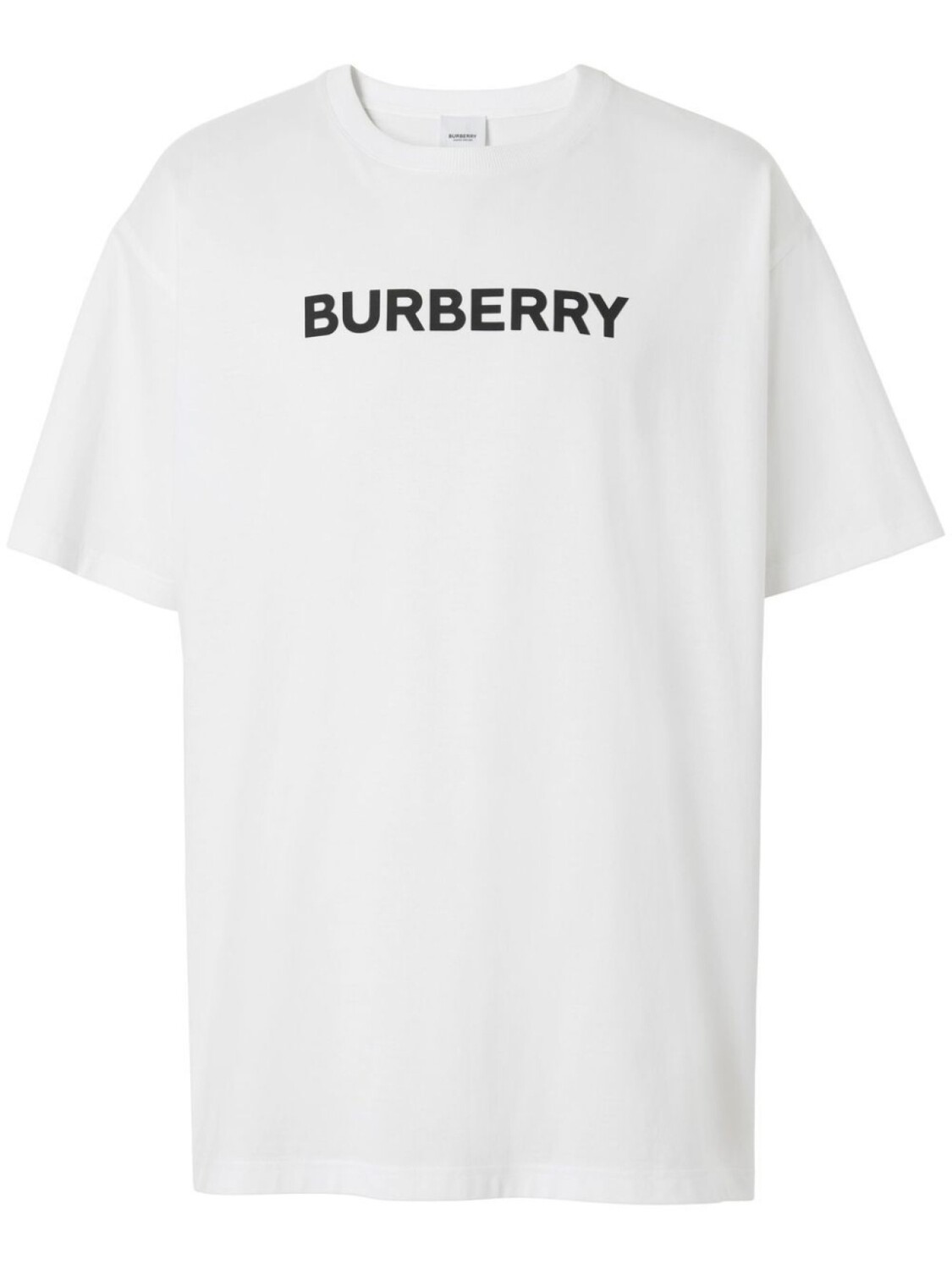 

Burberry футболка с логотипом, белый