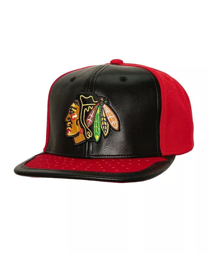 

Мужская бейсболка Mitchell Ness, черная/красная, Chicago Blackhawks Day One Mitchell & Ness