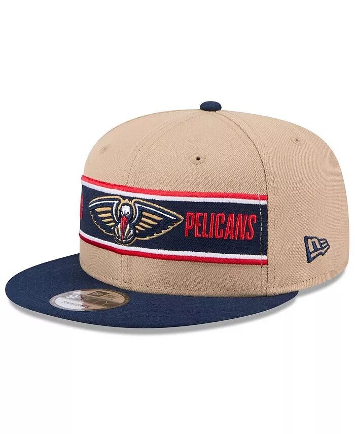 

Мужская кепка Snapback цвета загара/темно-синяя New Orleans Pelicans 2024 NBA Draft 9FIFTY New Era