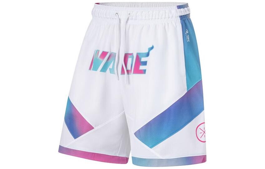Li Ning ПОДКЛАДКА Мужские повседневные шорты, Белый — фото 3