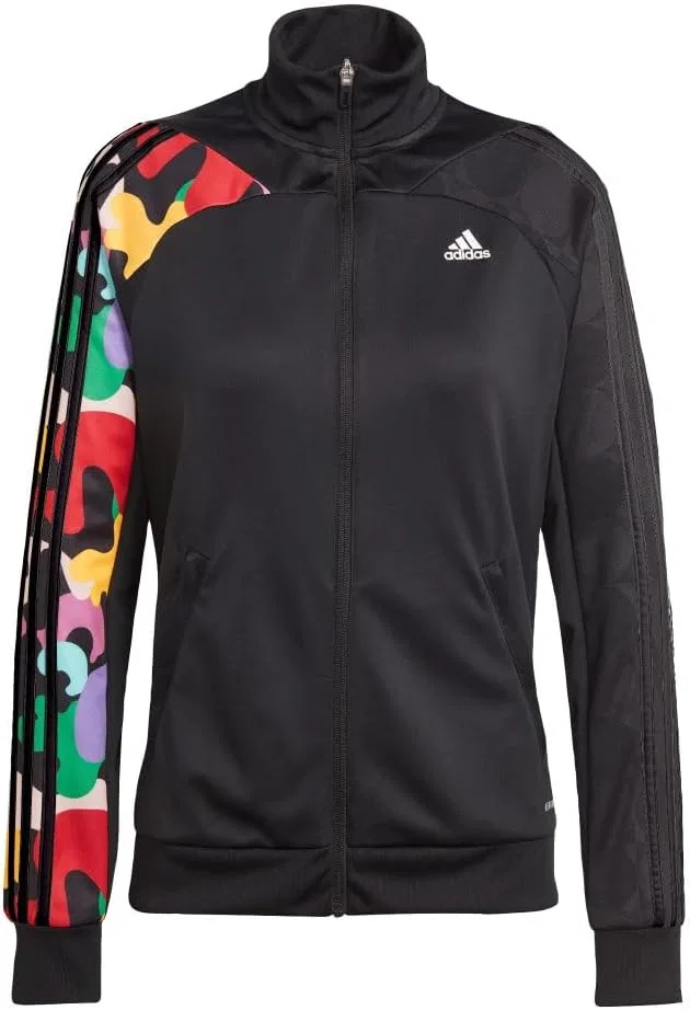 Женская ветровка adidas Rm Tiro Track Top, Black/Better Scarlet/Vapour Pink
