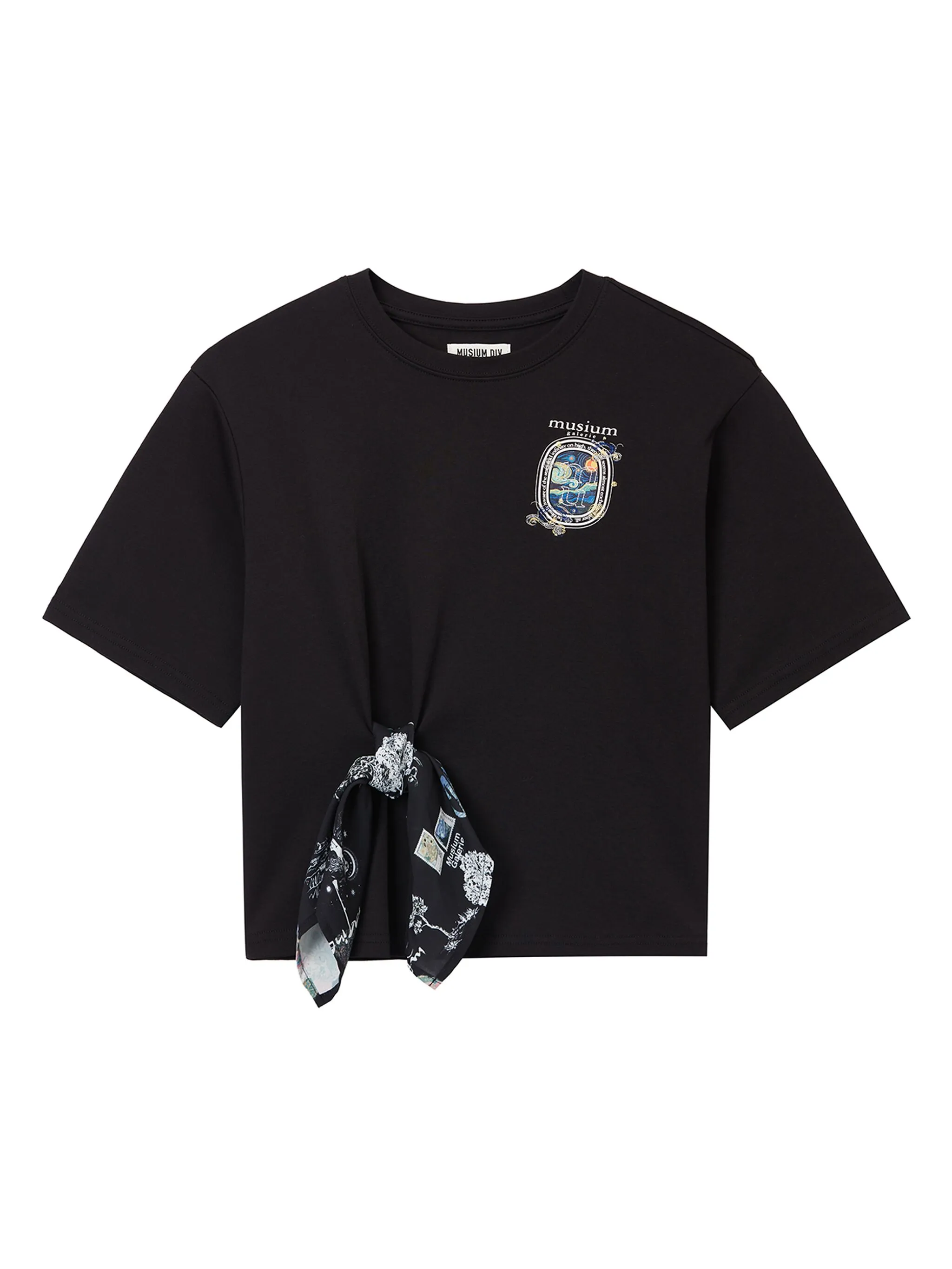 

Футболка с вышитым логотипом Musium Div., черный