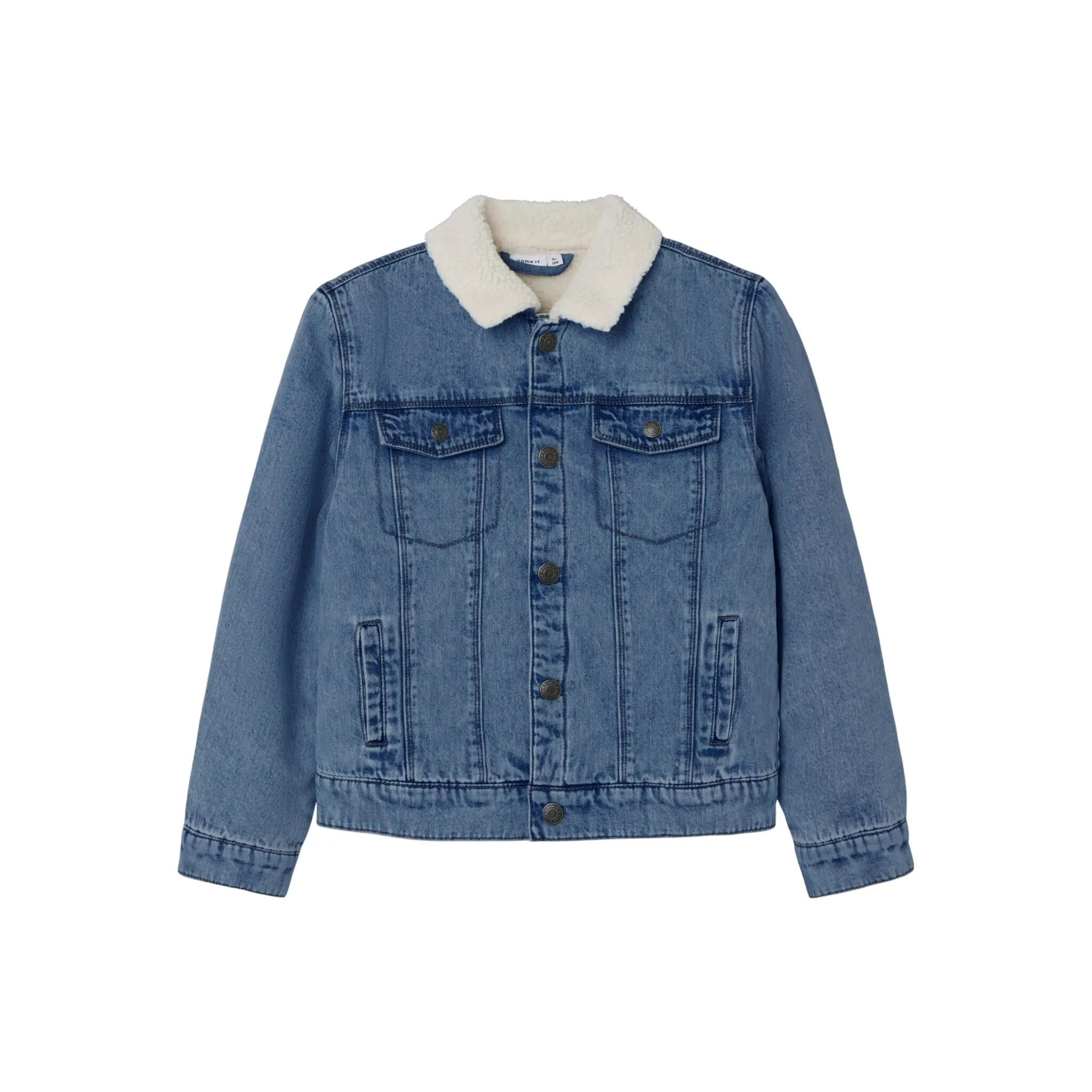 

Джинсовая куртка It It «NKMJACK TEDDY DNM JACKET 1101-OV N» Name It, цвет Medium Blue Denim