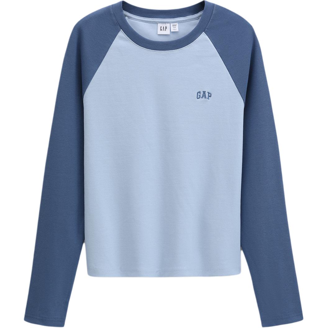 

Футболка женская GAP, светло-голубой, Синий, Футболка женская GAP, светло-голубой