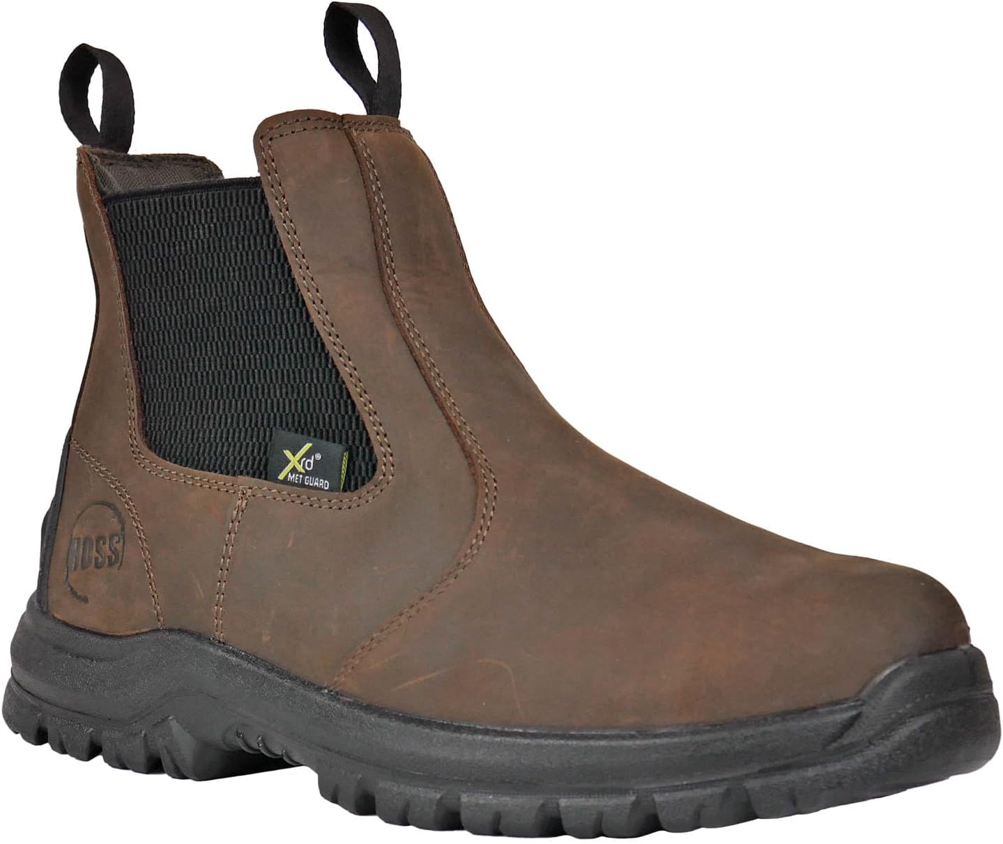

Мужские ботинки Hoss Met Guard Chelsea водонепроницаемые с композитным носком - 50440, коричневый