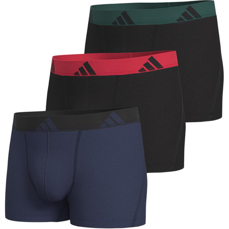 

Мужские боксеры 3 штуки Adidas, темно-синий/черный