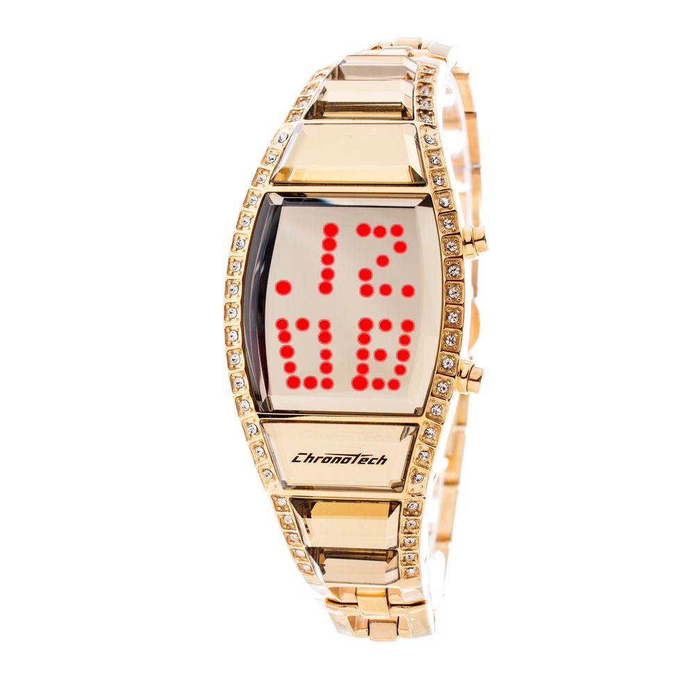 

Золотые часы из нержавеющей стали Chronotech