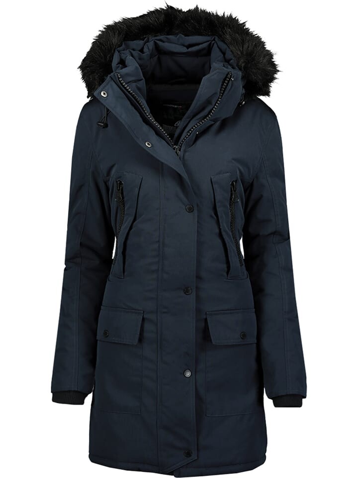 

Пуховик Geographical Norway Corta, темно-синий