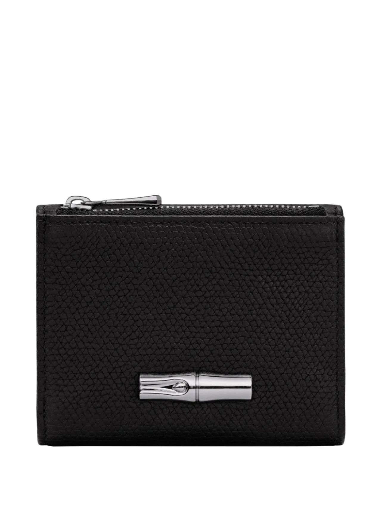 

Картхолдер Le Roseau из фактурной кожи Longchamp, черный