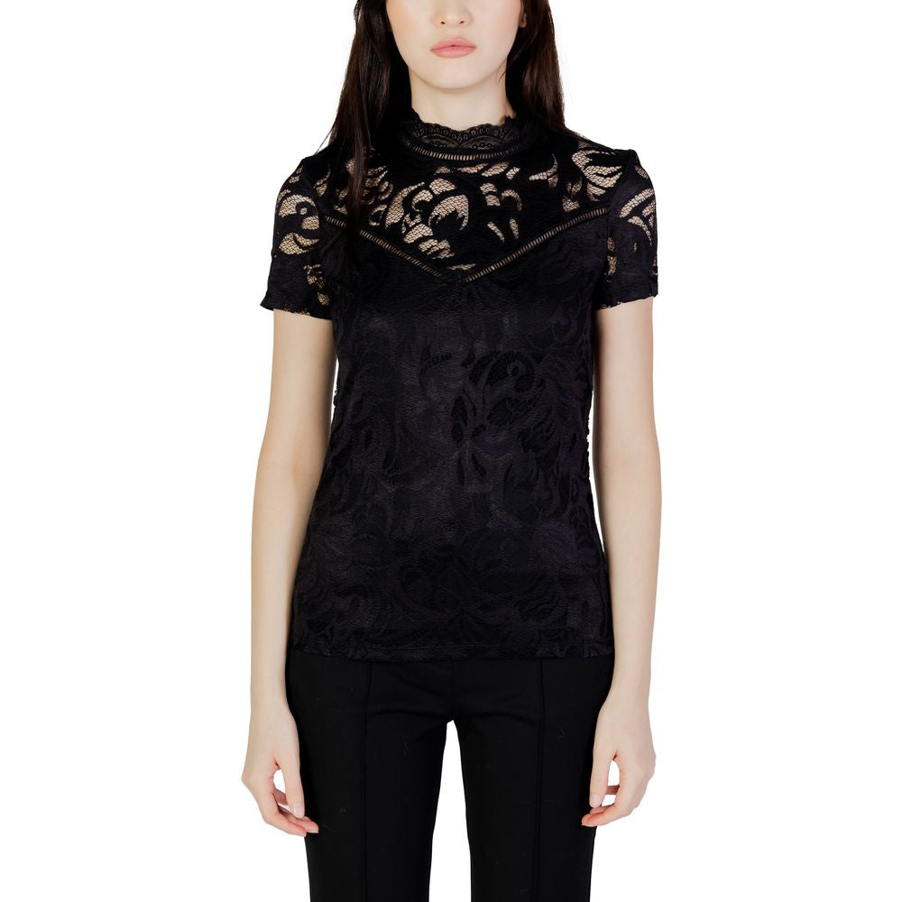 

Vila Clothes Полиамидные топы и женские футболки, черный