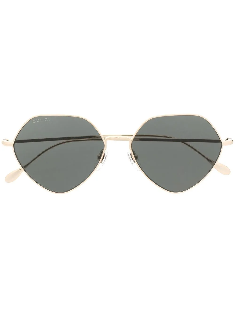 

Солнцезащитные очки с логотипом Gucci Eyewear, золотой