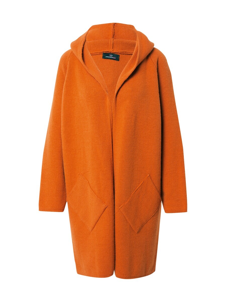 

Вязаное пальто Zwillingsherz Knitted Coat Annabell, цвет dark orange