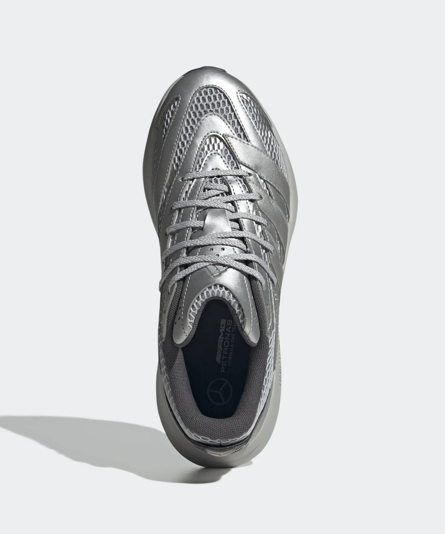 Мужские кроссовки adidas Lightblaze Mercedes-AMG PETRONAS F1 Team серебряные — фото 2