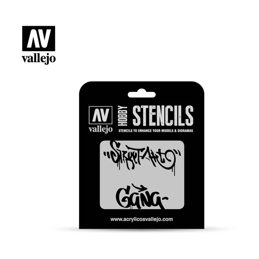 

Стрит-арт 2, Hobby Stencils (Vallejo)