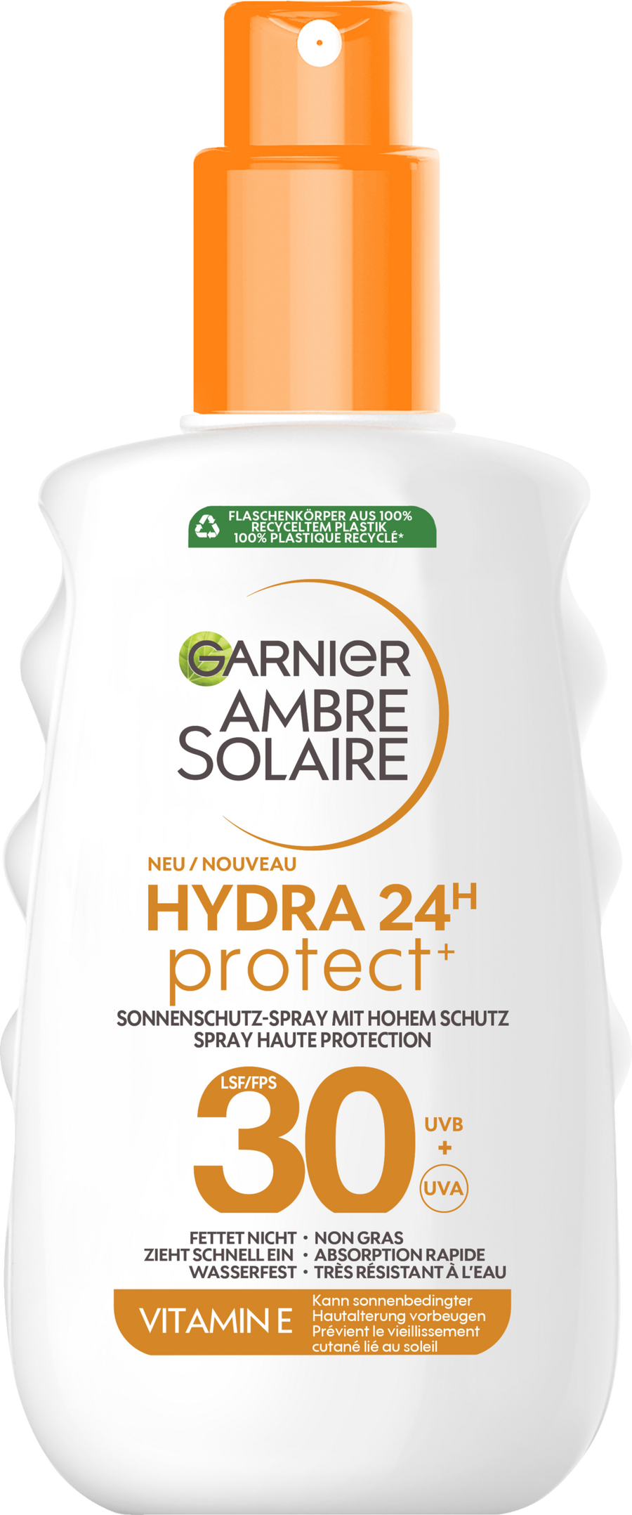 

Солнцезащитный крем Garnier Ambre Solaire Hydra Protect+ 24h Sonnenschutz-Milch LSF30