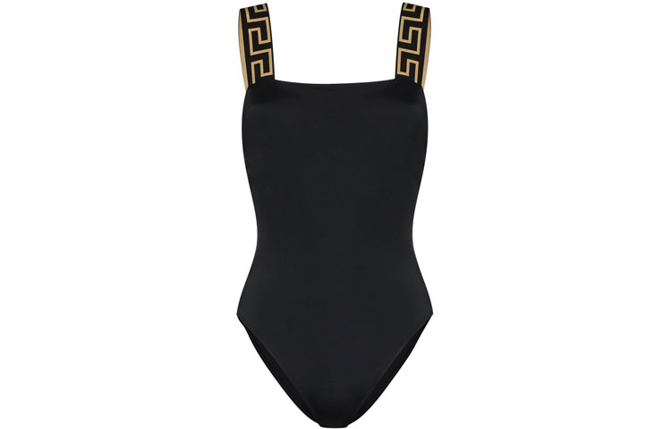 

VERSACE Купальник с принтом Greca Border, черный