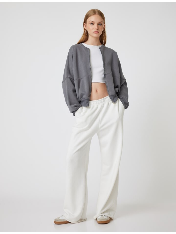 

Толстовка KOTON Sweatshirt, серый